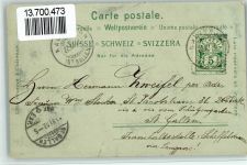 8722 Kaltbrunn 1902 BOAKC Gasthaus Hirschen Lithographie