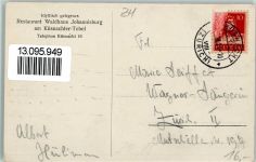 8700 Küsnacht ZH - Küsnachter Tobel Restaurant Waldhaus Johannisburg