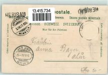 9100 Herisau 1900 Lithographie Edelweiss