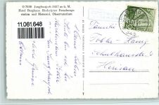 3801 Jungfraujoch - Hotel Berghaus Hochalpine Forschungsstation und Meteorol. Observatorium