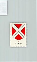 7180 Disentis Mustér - Vignette Wappen Kaffee Hag ca 1920-1940