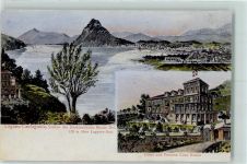 6906 Castagnola-Cassarate 1912 Gebrauchsspuren Hotel Pension Casa Rosa