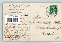 3625 Haltenegg Heiligenschwendi 1911 - Pension Waldheim , gute Erhaltung AK