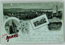 1580 Avenches 1902 Lithographie Carl Künzli Dep. No. 1524