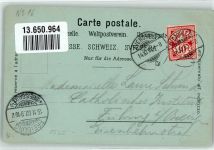 1580 Avenches 1902 Lithographie Carl Künzli Dep. No. 1524