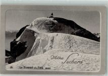 Titlis BE Werbe AK Le Sommet du tutlis Werbung Suchard