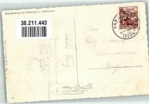 3718 Kandersteg 1940 Foto AK Bahnhof Blümlisalp Doldenhorn