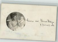 2500 Biel/Bienne 1910 Privatfoto AK Frau mit Kind Werner Hediger Ort lt. Stempel