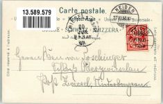 9410 Heiden 1898 Lithographie Bahnhof Wienachten Adelskorrespondenz