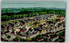 3000 Bern Berne Sonderstempel Vogelschau Landes- Ausstellung 1914