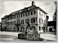 8500 Frauenfeld Foto AK Denkmal Säherbrunnen Rathaus