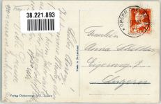 6387 Oberrickenbach 1932 Foto AK Wasserfall