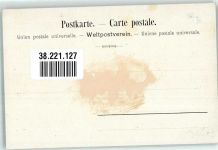 Grindelwald Gebrauchsspuren Wetterhorn Lithographie/Künstlerkarte