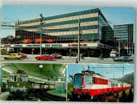 Bern Berne Bahnhof Eisenbahn Auto Bahnhof Schweiz Foto AK