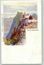 6363 Bürgenstock Gebrauchsspuren Bahnhof sign. J Weber