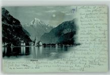 6454 Flüelen 1901 Mondschein