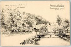2740 Moutier Künstlerkarte La Birse sign.