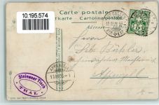 9424 Rheineck 1906 - und Walzenhausen vom Steinernen Tisch gesehen