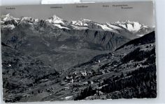 3925 Grächen - Nesthorn, Aletschhorn, Flescherhörner