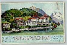 1820 Montreux 1909 - Hotel Excelsior et Bon Port