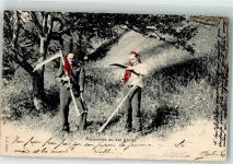 1873 Val-d'Illiez 1902 - Bäuerinnen mit Sense