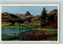 Seebenalp 1929 - Nr. 5335 Seebenalp, Gross-See mit Sexmoor AK