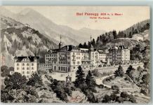 7062 Passugg-Araschgen 1910 Gebrauchsspuren Bad Passugg Hotel Kurhaus