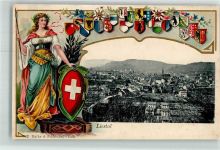 4410 Liestal Prägedruck Helvetia Wappen