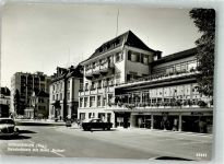 8590 Romanshorn Foto AK Hotel Bodan Bahnhofplatz VW Käfer