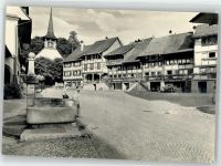 3177 Laupen BE - Brunnen Kirche Straße