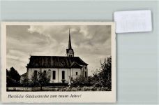 6218 Ettiswil FOTO KEINE AK Foto 10cm x 7cm Neujahrswünsche Kirche