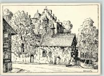 5454 Bellikon 1939 Künstlerkarte Schloss Bellikon Zeichnung sign. Kovasits Feldpost Territorial Mitr.Kp.