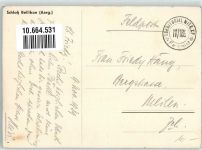 5454 Bellikon 1939 Künstlerkarte Schloss Bellikon Zeichnung sign. Kovasits Feldpost Territorial Mitr.Kp.