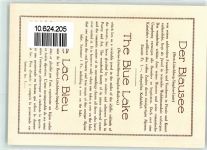 3718 Kandersteg KEINE AK Blausee Werbung für Kahnfahrt