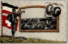 3000 Bern Berne 1912 - Kaiser Wilhelm II + Präsident Forrer