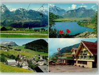 8873 Amden - Hotel Restaurant Churfirsten 4-Bildkarte