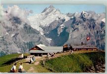 3818 Grindelwald - Bergstation Firstbahn mi Schreckhorn