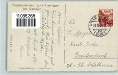 6314 Unterägeri - Fliegeraufnahme Kurort Unterägeri mit Glärnisch