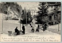 1833 Les Avants 1905 - Bahnpost Ambulant 18.3.05 1130 Winter Rodelbahn