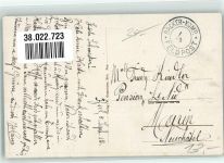 2500 Biel/Bienne 1915 Foto AK Feldpost Bäcker-Komp. 4