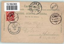 6440 Vierwaldstättersee 1897 Lithographie Treib Rütli Schillerstein