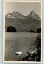 6424 Lauerz Foto AK Lowersee Insel Schwanau foto Gaberell