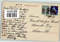 8260 Stein am Rhein 1921 Foto AK Fliegeraufnahme Bahnpost Zug 3870