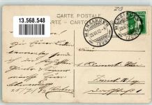 6313 Menzingen 1912 Gebrauchsspuren Hotel Kurhaus Schloss Schwandegg Ort lt. Stempel