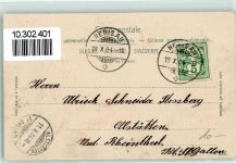 9100 Herisau 1904 Gebrauchsspuren Krankenhaus Morgenrot