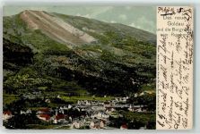 6410 Goldau 1904 Gebrauchsspuren Bergruine vom Rossberg