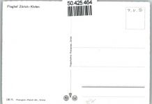 8000 Zürich - Flughafen Kloten Flugzeuge