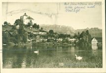 9470 Buchs SG - Ak als Vorlage für Skizze auf der Rückseite