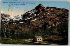 Oberalp Gebrauchsspuren Gasthaus Passhöhe Hospiz Oberalp