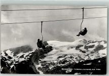 Jochpass Winter Seilbahn Trübsee-Jochpass mit Titlis